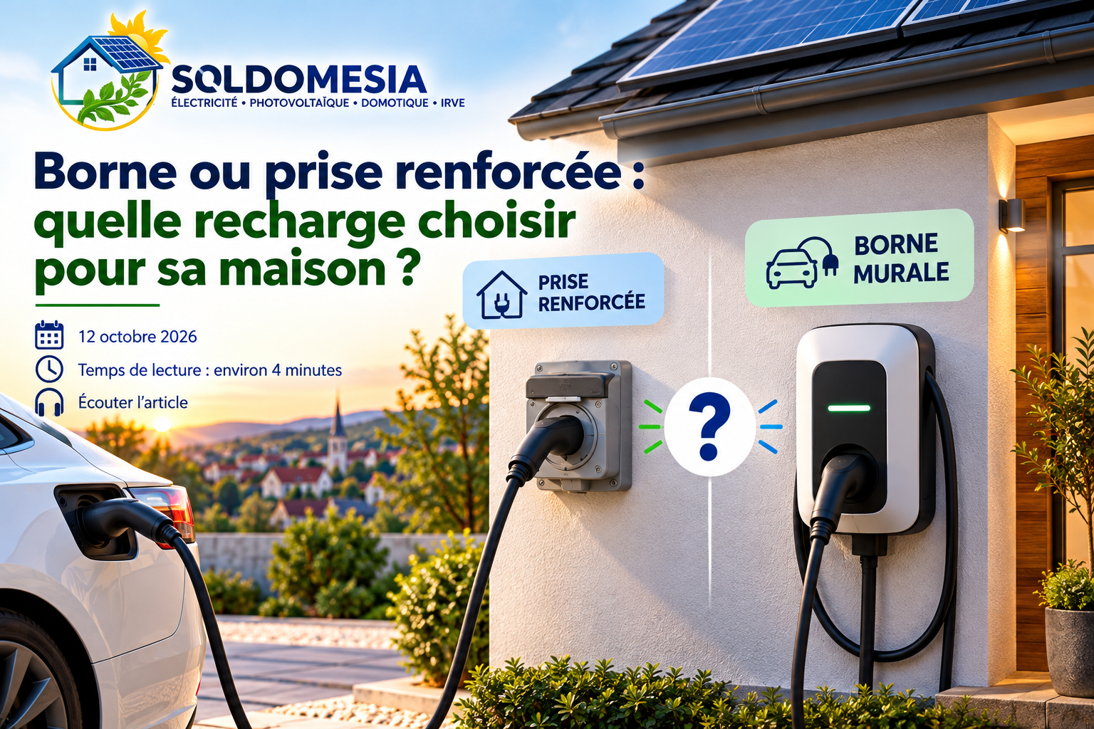 Borne ou prise renforcée : quelle recharge choisir pour sa maison ?