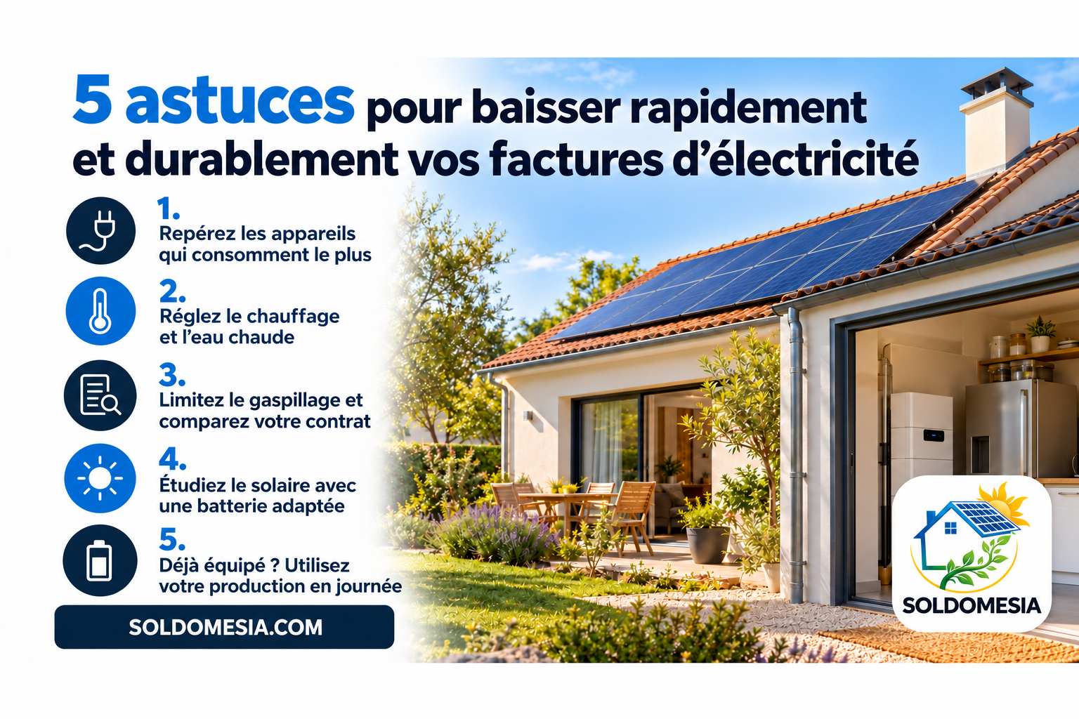 5 conseils pour réduire sa facture d’électricité, rapidement et durablement