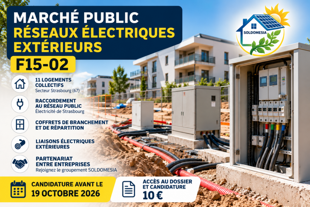 Marché public réseaux électriques extérieurs – F15-02 – SOLDOMESIA